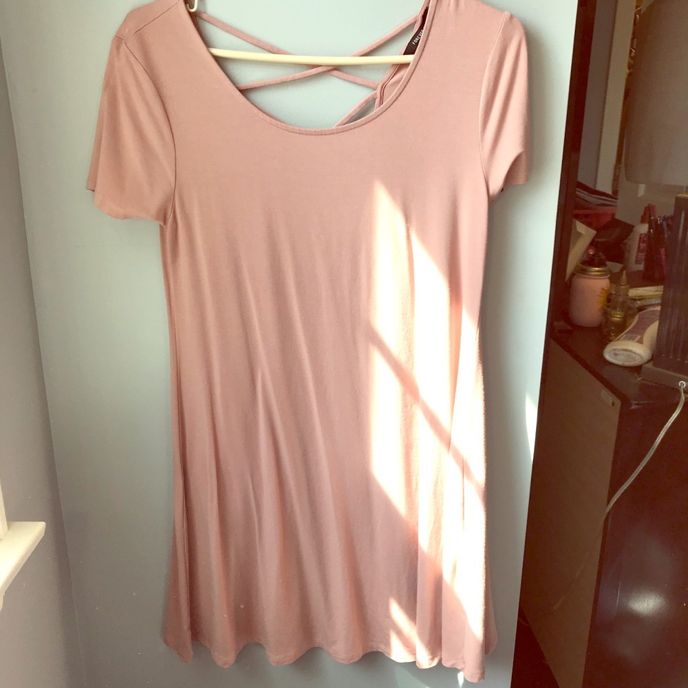 Pink Flowy Dress
